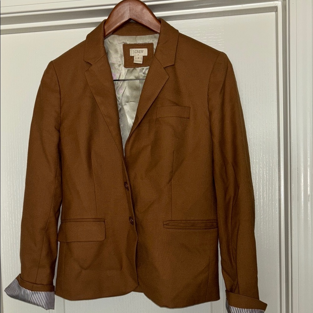 J. Crew Chestnut Blazer
